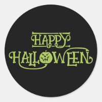 Jack negro verde o calabaza de linterna Feliz Hall
