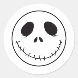 Pegatina Redonda Jack Skellington