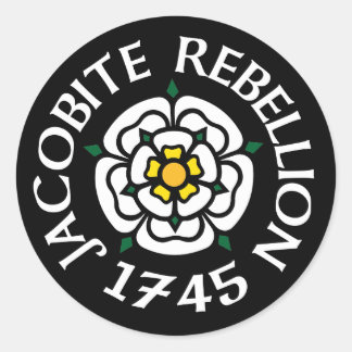 Pegatina Redonda Jacobite 1745