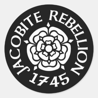 Pegatina Redonda Jacobite 1745