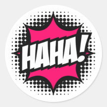 ¡JAJA! Estilo de libro de historietas