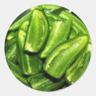 Pegatina Redonda Jalapenos DeSeed