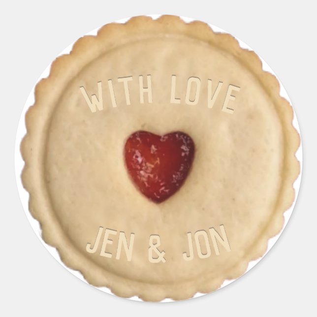 Pegatina Redonda Jam Biscuit Magnet Keychain (Anverso)