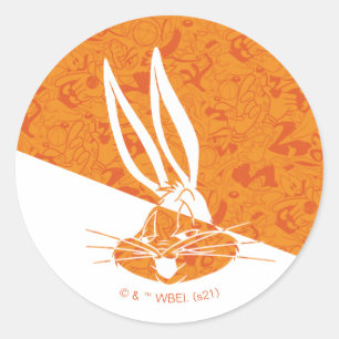Pegatina Redonda JAM ESPACIAL: UN NUEVO LEGACY™   BUGS BUNNY™ Mod P
