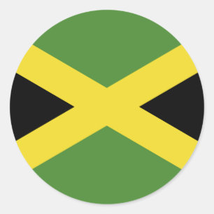 Pegatina Redonda Jamaica