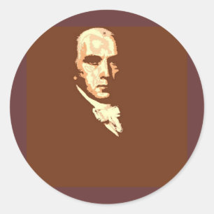 Pegatina Redonda James Madison