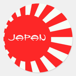 PEGATINA REDONDA JAPÓN