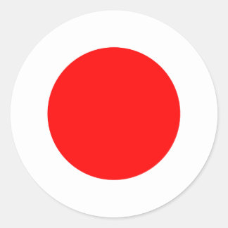 Pegatina Redonda Japón