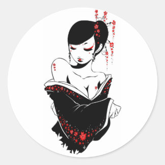 Pegatina Redonda _japonés