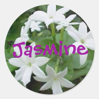 Pegatina Redonda Jasmine