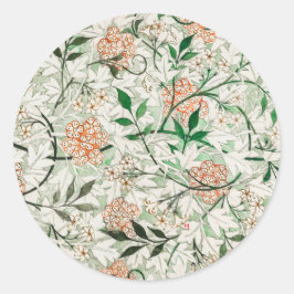 Pegatina Redonda Jasmine by William Morris