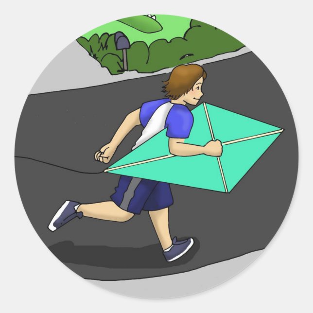 Pegatina Redonda Jason (Anverso)