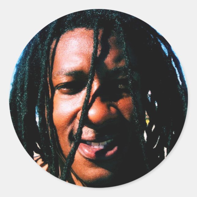 PEGATINA REDONDA JASON JENKINS LIVE.COM (Anverso)