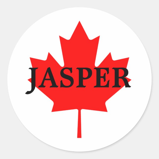 PEGATINA REDONDA JASPER (Anverso)