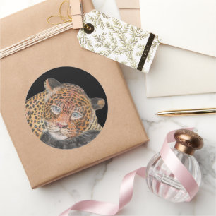 Pegatina Redonda java tiger