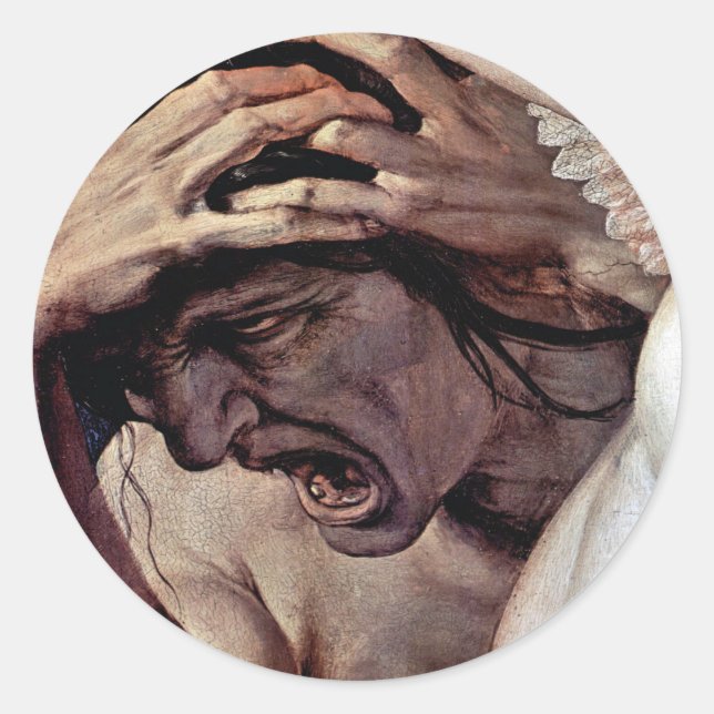 Pegatina Redonda Jealousy (Anverso)