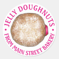 Jelly casera se burla de Doughnut cocido por panad