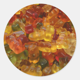 Pegatina Redonda Jelly Sweets