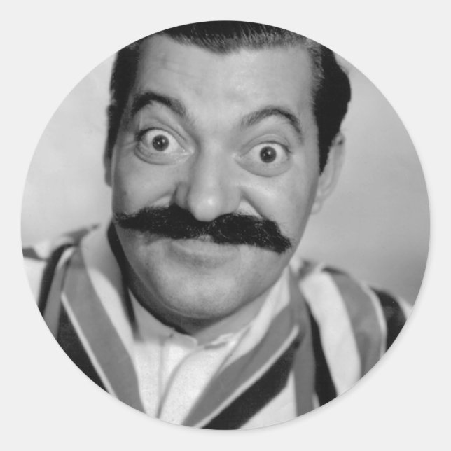 Pegatina Redonda Jerry Colonna (Anverso)