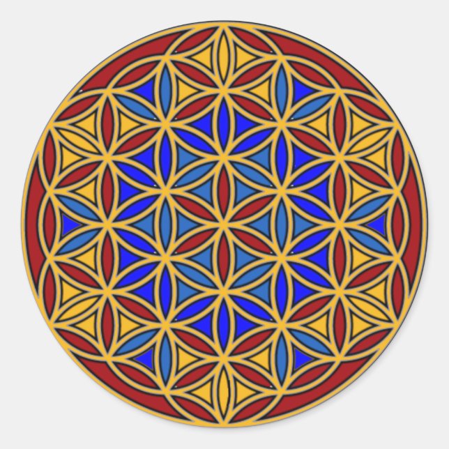 Pegatina Redonda Jesús07 (Anverso)