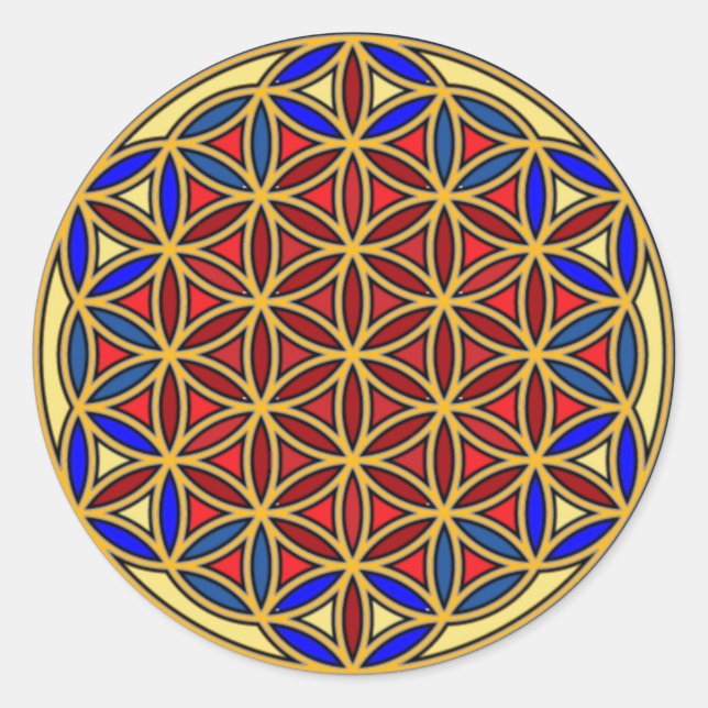 Pegatina Redonda Jesus10 (Anverso)