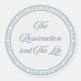 Pegatina Redonda Jesus - Flush Seal Large