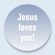 ¡Jesús te ama! Cualquier color ombre