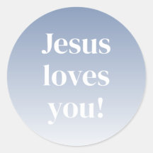 ¡Jesús te ama! Cualquier color ombre