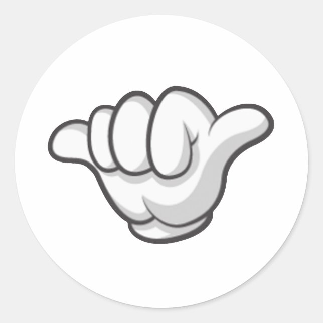 Pegatina Redonda Jets Jet Life Hands (Anverso)