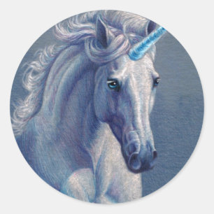 Pegatina Redonda Jewel the Unicorn