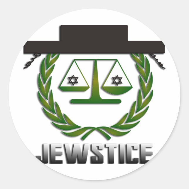 Pegatina Redonda JEWSTICE.png (Anverso)