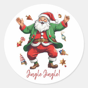 Pegatina Redonda ¡Jingle!