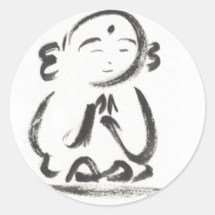Pegatina Redonda Jizo los Pegatinas Monk
