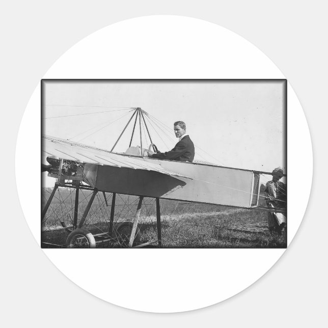 Pegatina Redonda jm johnson (Anverso)