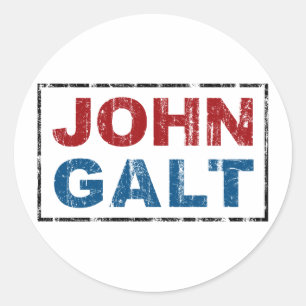 Pegatina Redonda John Galt