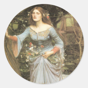 Pegatina Redonda John William Waterhouse