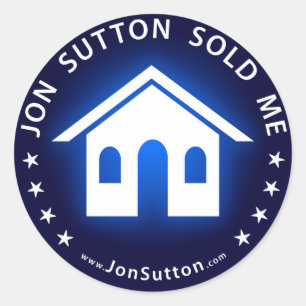 Pegatina Redonda Jon Sutton me vendió