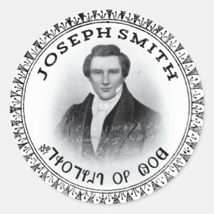 Pegatina Redonda José Smith el Profeta de Dios