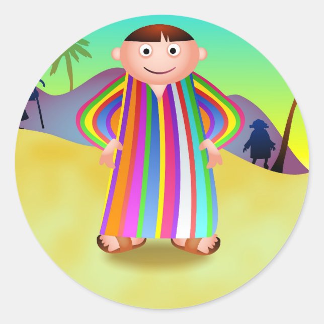 Pegatina Redonda Joseph (Anverso)