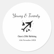 Joven y veinte aventura feliz cumpleaños agregar n