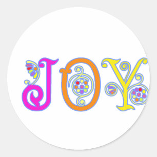 PEGATINA REDONDA ¡JOY!