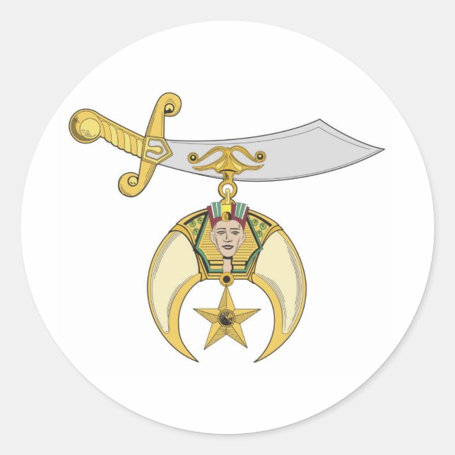 Pegatina Redonda Joya de la Orden (Anverso)