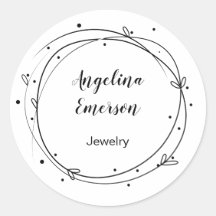 Joyas hechas a mano con guirnaldas femeninas