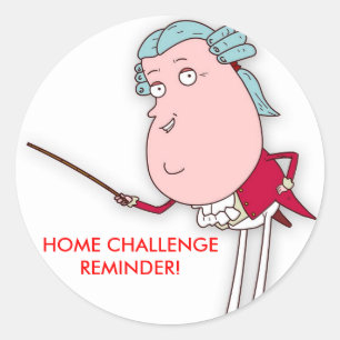 PEGATINA REDONDA JOYTUNES HOME CHALLENGE RECORDADOS