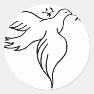 Pegatina Redonda Juan 14:27 versículo de la Biblia Religión Cristia