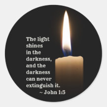 Juan 1:5 La luz brilla en la oscuridad