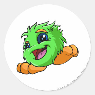 Pegatina Redonda JubJub Green