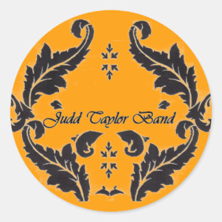 PEGATINA REDONDA JUDD TAYLOR LEAF LOGO