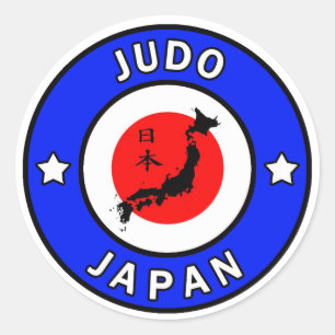 Pegatina Redonda Judo