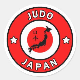 Pegatina Redonda Judo